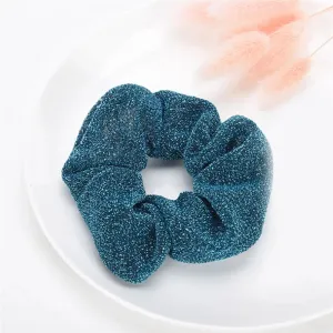 Women Solid Color Purl Elastic Hair Band