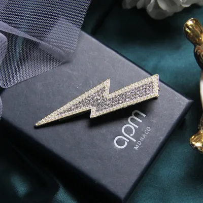 Women Fashion Geometric Pearl Hair Clip Alloy Top Clip