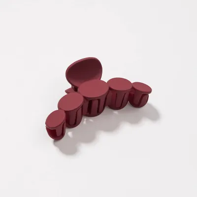 Women Simple Solid Color Acrylic Hair Claw
