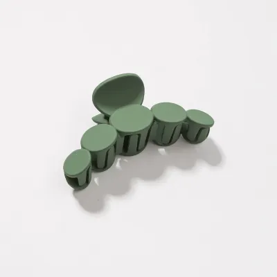 Women Simple Solid Color Acrylic Hair Claw