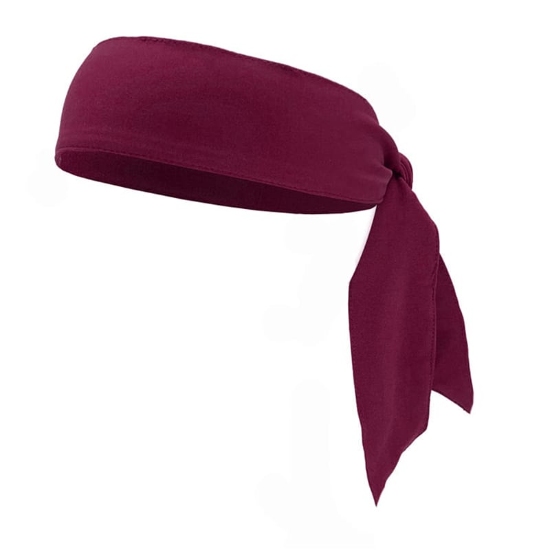 Wholesale Men Outdoor Sport Solid Color Elastic Headband