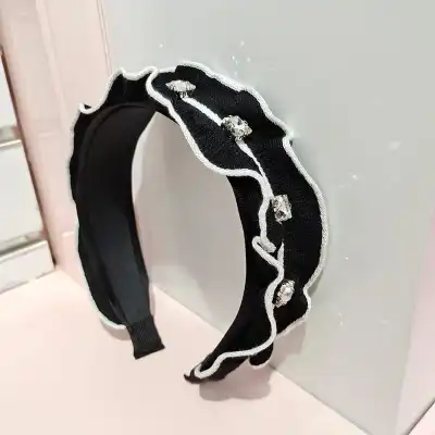 Women's Elegant Pearl And Rhinestone Decorative Headband