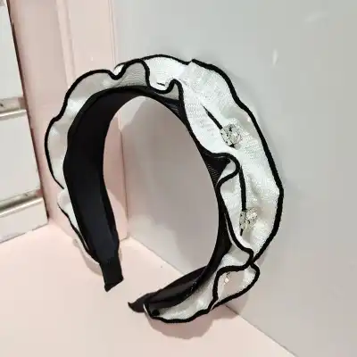 Women's Elegant Pearl And Rhinestone Decorative Headband