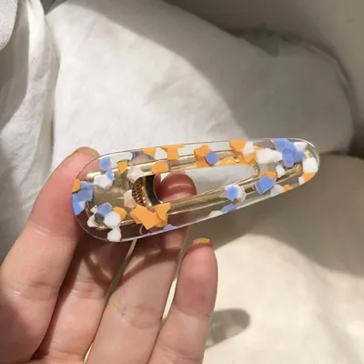 Girl Cute Acrylic Hair Clip