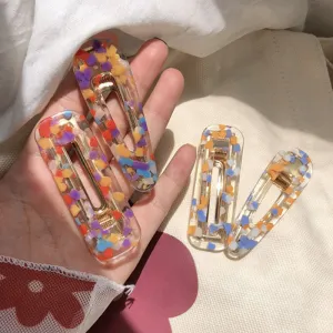 Girl Cute Acrylic Hair Clip