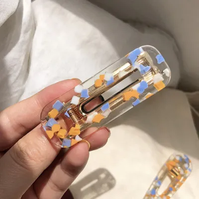 Girl Cute Acrylic Hair Clip