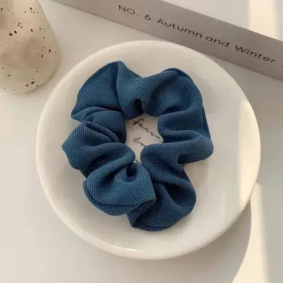 Women Fashion Solid Color Fabric Hair Tie