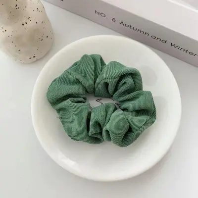 Women Fashion Solid Color Fabric Hair Tie