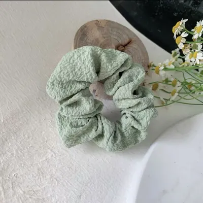 Women Fashion Solid Color Fabric Hair Tie