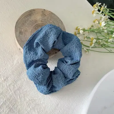 Women Fashion Solid Color Fabric Hair Tie