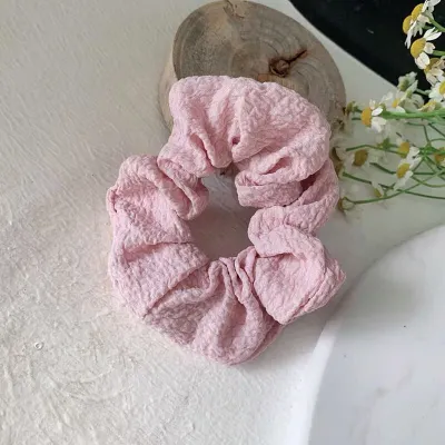 Women Fashion Solid Color Fabric Hair Tie