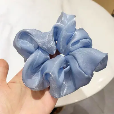 Women's Solid Color Organza Hair Tie - Sweet Style Colon Hair Tie