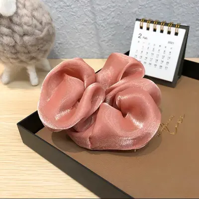 Women's Solid Color Organza Hair Tie - Sweet Style Colon Hair Tie