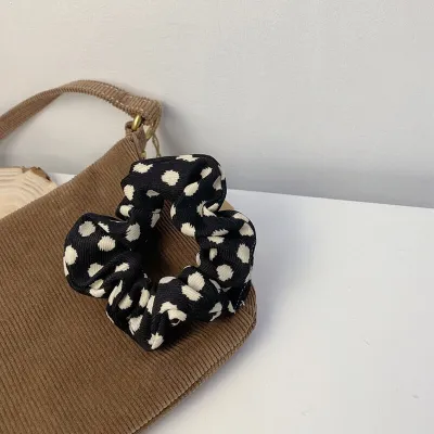 Women Fashion Leopard Print Fabric Hair Tie