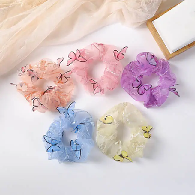 Women's Fashion Butterfly Mesh Hair Tie