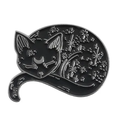 Unique Cat And Skull Shaped Alloy Brooch Unisex Animal Brooch