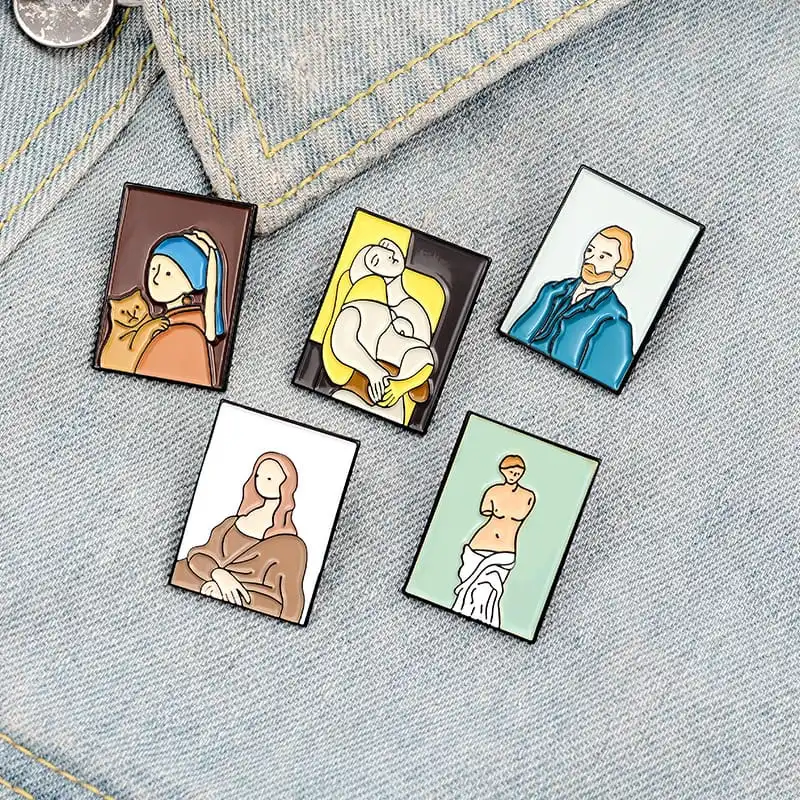 Unique Pattern Design Alloy Unisex Cartoon Brooch