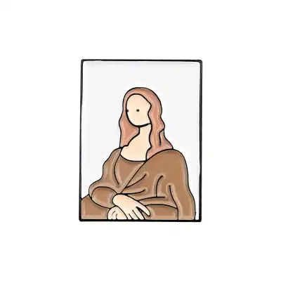 Unique Pattern Design Alloy Unisex Cartoon Brooch