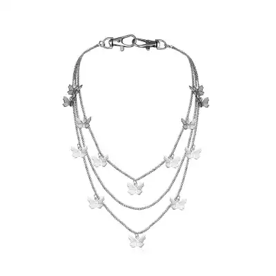 Women Fashion Butterfly Decorative Metal Waist Chain Simple Style