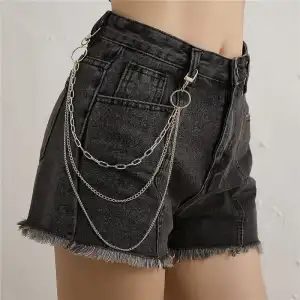 Women Unique Design Multilayer Waist Chain Alloy Geometric Body Jewelry