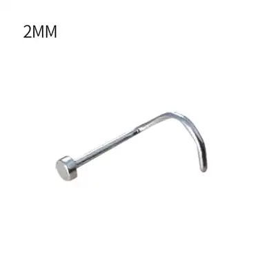 Unique Geometric Stainless Steel Nose Stud Piercing Jewelry Unisex