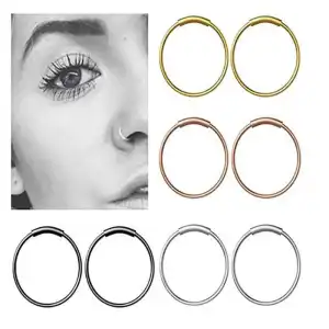 Simple Solid Color Nose Ring
