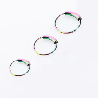 Simple Solid Color Nose Ring
