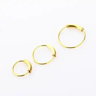 Simple Solid Color Nose Ring