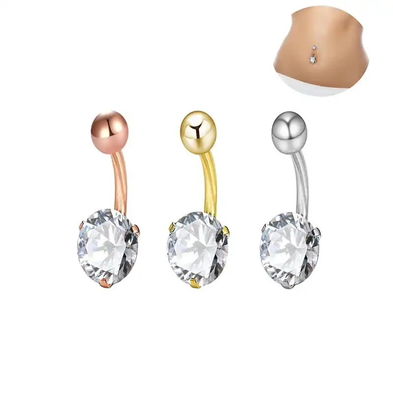 Exquisite Zircon Decorative Body Piercing Jewelry