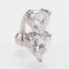 Silver-White Zircon