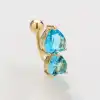 Gold-Blue Zircon
