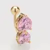 Gold-Pink Zircon