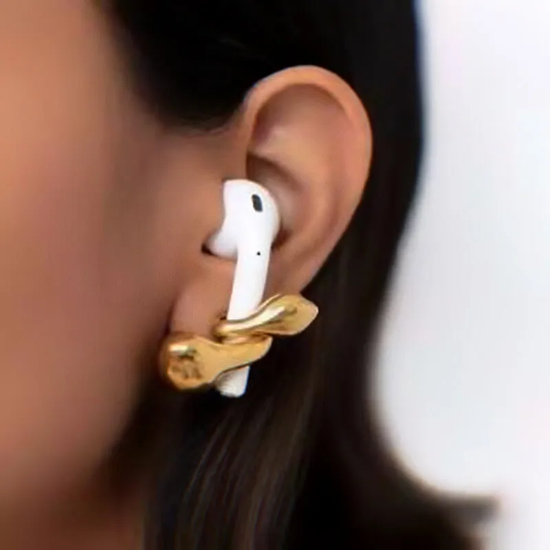 Women Individuality Snakelike Design Alloy Fashion OL Unisex Earrings