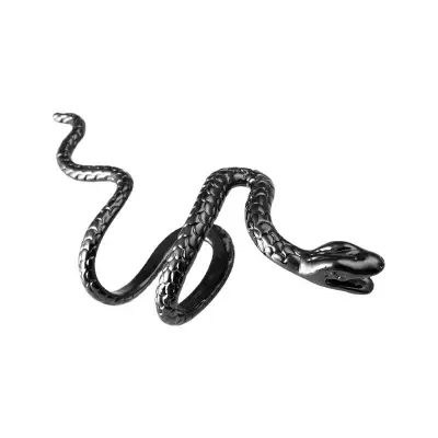 Women Unique Snake Shaped Design Ear Clip Copper Unisex
