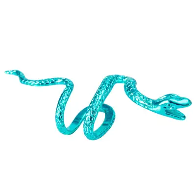 Women Unique Snake Shaped Design Ear Clip Copper Unisex