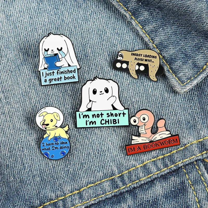 Cute Cartoon Animal Shaped Design Unisex Brooch Alloy Geometric