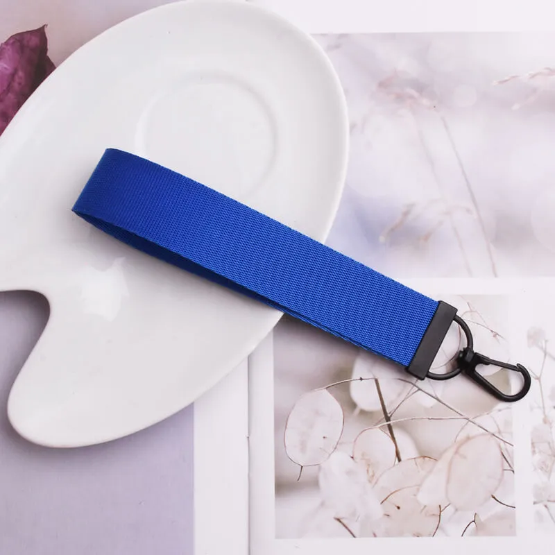 Women Fashion Solid Color Nylon Key Chain
