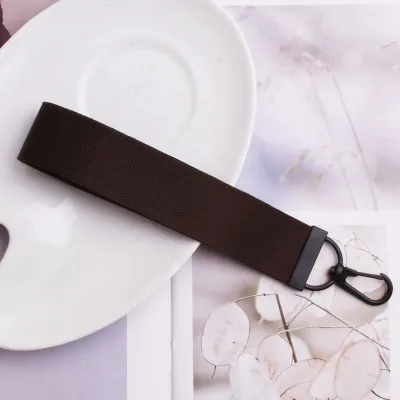 Women Fashion Solid Color Nylon Key Chain