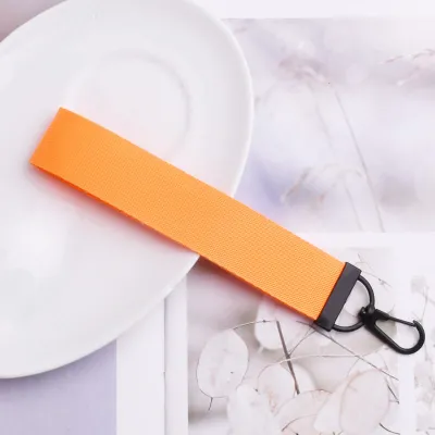 Women Fashion Solid Color Nylon Key Chain