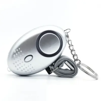 130dB Women Simple Wolf Guard Alarm Keychain