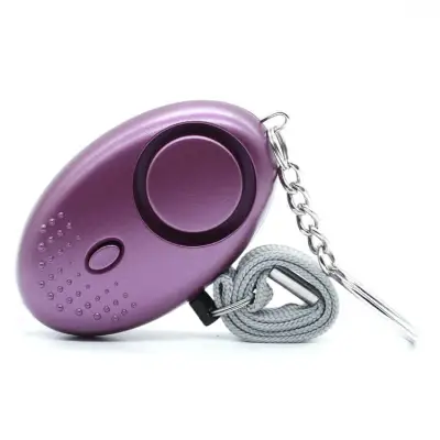 130dB Women Simple Wolf Guard Alarm Keychain