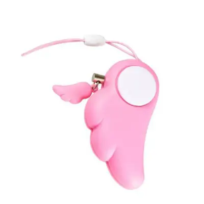 Wing Shape Design Self Defence Alarm Keychain 90dB