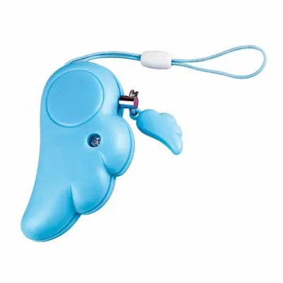 Wing Shape Design Self Defence Alarm Keychain 90dB