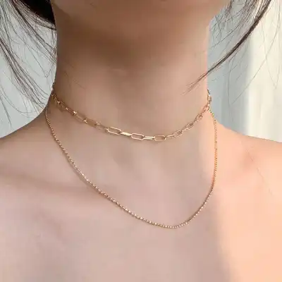Women's Minimalist Multi-layer Teardrop Clavicle Necklace