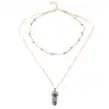 Blue White Dot-Gold