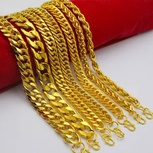 10pcs/set Unique Solid Color Cuba Bracelet Chain Simple Alloy Unisex Geometric