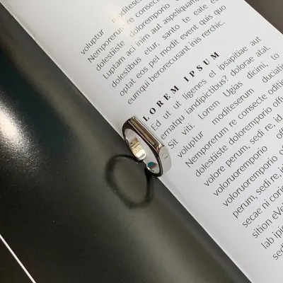 Creative Geometric Opening Adjustable Metal Ring for Women