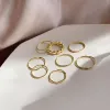 Gold Ring Set-8pcs/set