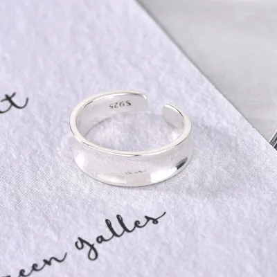 Cute Expression Pattern Design Opening Adjustable Ring for Women