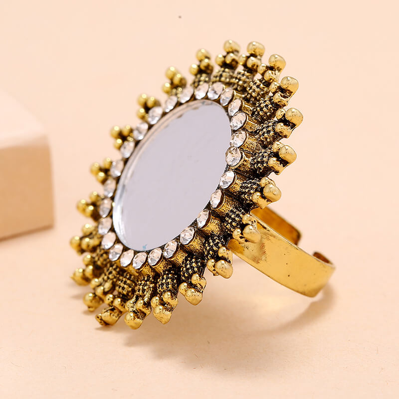 PROFESSIONAL GOLDSMITHING 彫金 アラン・リヴィア Stackable Polished Band with Diamond Petal Accents